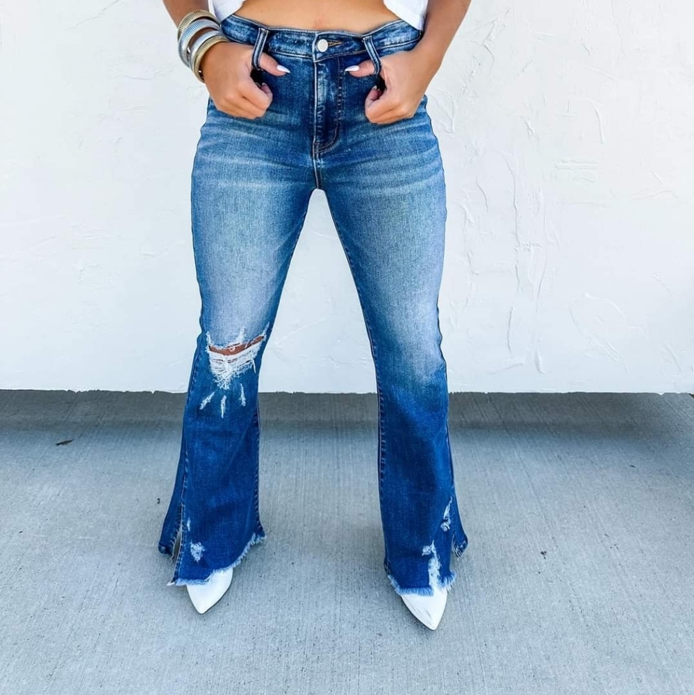 NWT Diesels Split Hem Jeans